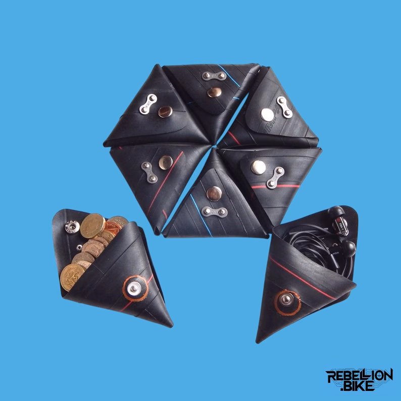 Inner Tube Coins Earphones Storage Stash