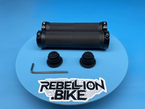 Black Lock-On Grips Pair